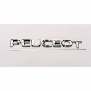Emblema logo trasero letras PEUGEOT cromado