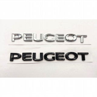 Emblema logo trasero letras PEUGEOT cromado