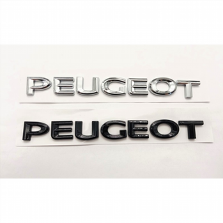 Emblema logo trasero letras PEUGEOT cromado