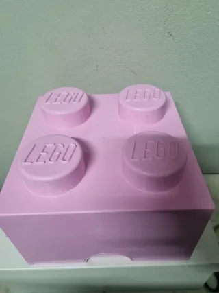 Caixa Lego Gigante Rosa