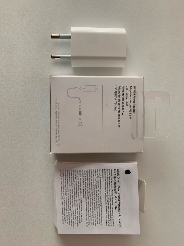 Cargador Apple USB Power Adapter