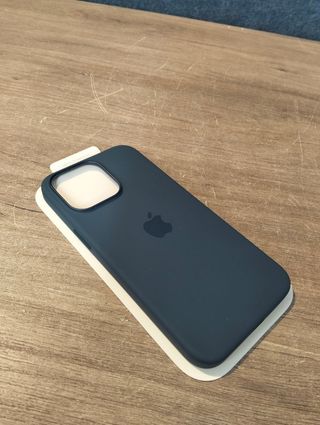 Custodia per iPhone 15 Pro Max - Silicone MagSafe blu