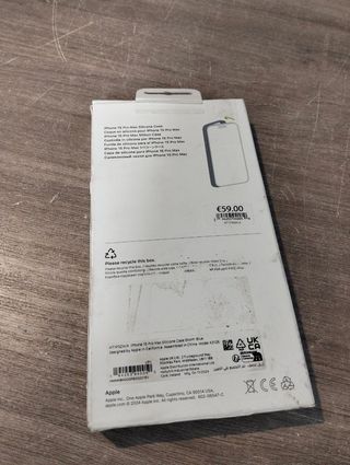 Custodia per iPhone 15 Pro Max - Silicone MagSafe blu