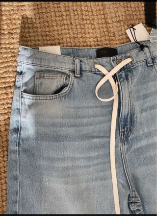 Jeans Zara Anchos Azul