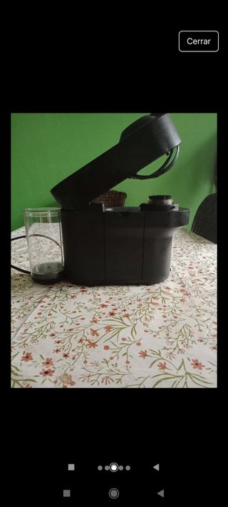 Cafetera Nespresso Vertuo Negra