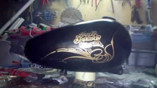 2 Pegatinas Harley Davidson Motocycle