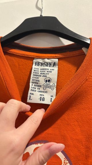 Camiseta Bershka Vintage hombre