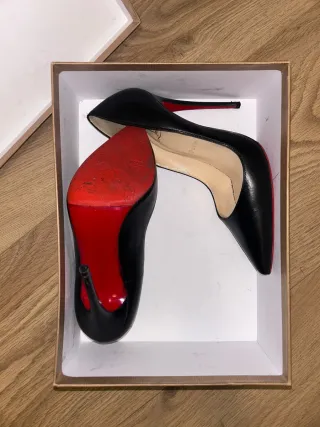 Zapatos Christian Louboutin So Kate 120 Negro