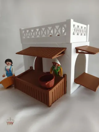 Casa-Tienda-Mercado para Playmobil