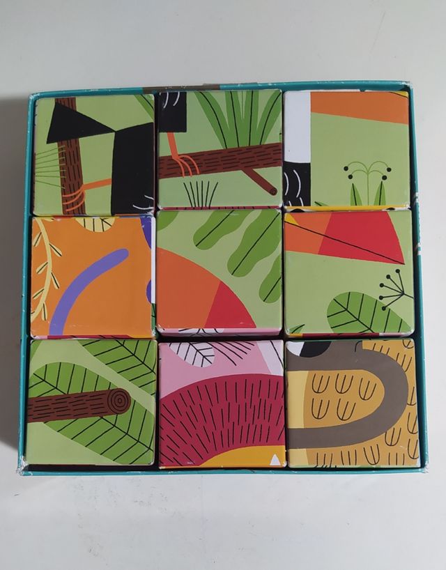 Puzzle cubos 2 años