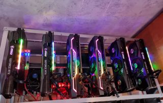 Rig Minería 6x MSI RTX 3070