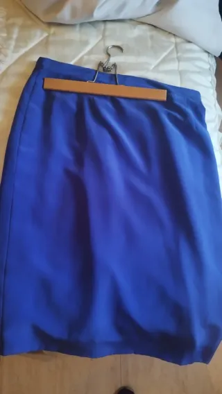Traje de mujer azul