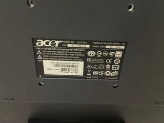Pantalla Acer AL1716 Plata/Negra