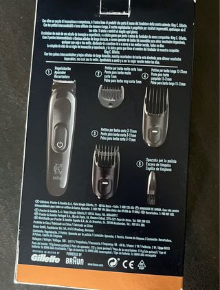 King C Gillette Rasoio Barba Braun Completo
