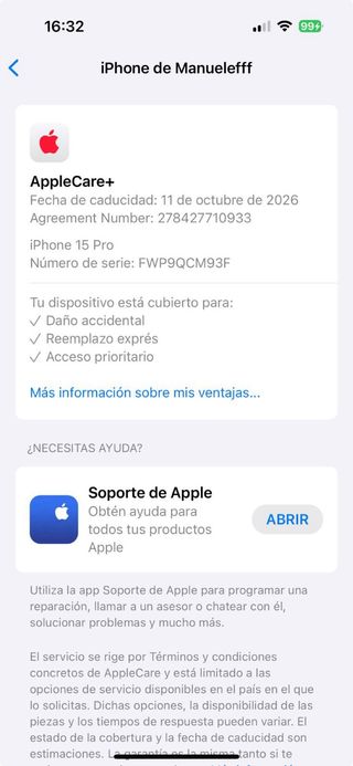 iPhone 15 Pro 256 GB Nero