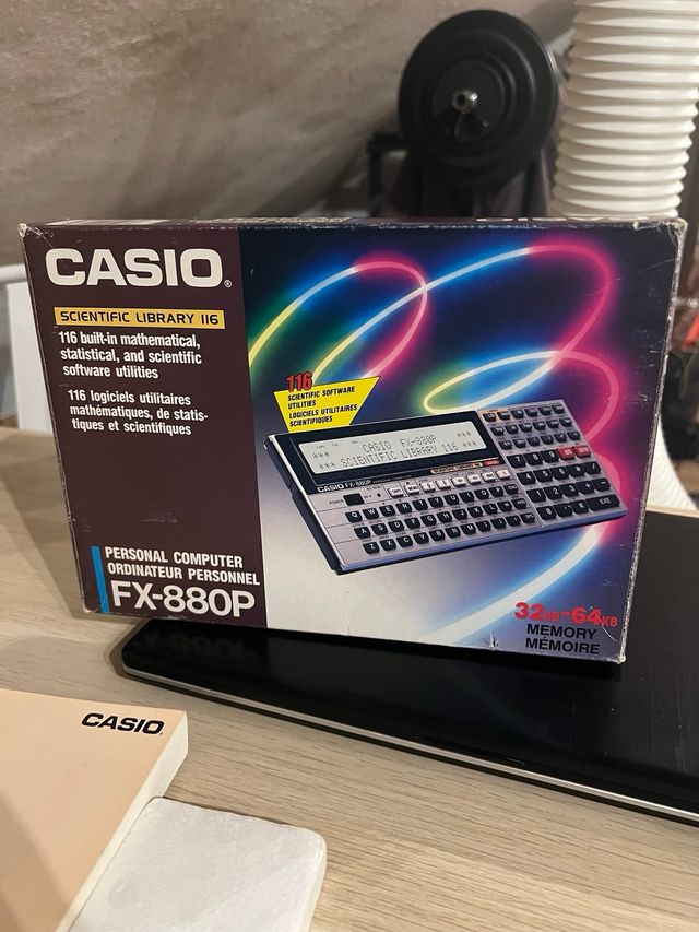 Calculadora Casio FX-880P Scientific Library 116