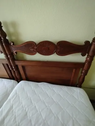 Camas vintage de 90 cm, madera