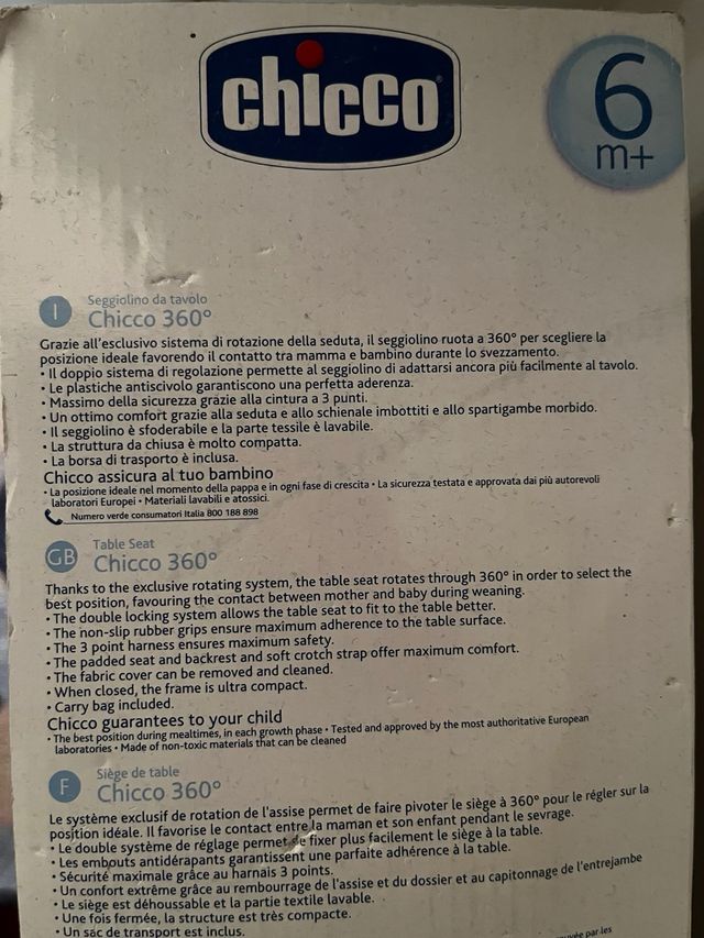 Seggiolino da tavolo Chicco