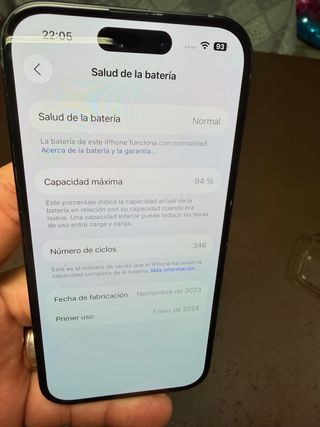 iPhone 15 Black 128GB con fattura e garanzia.