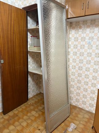 Puerta aluminio y cristal 65x206cm