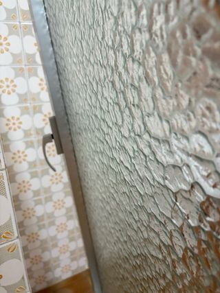 Puerta aluminio y cristal 65x206cm