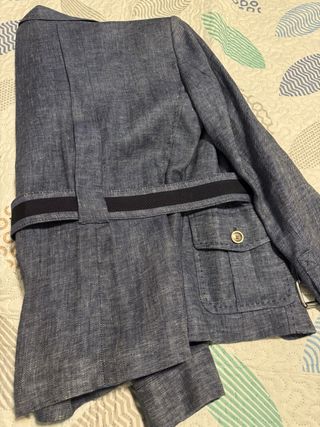 Blazer mujer vaquera azul. 