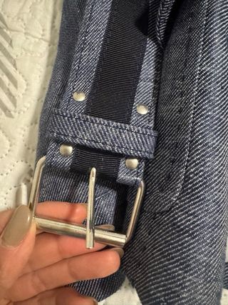 Blazer mujer vaquera azul. 