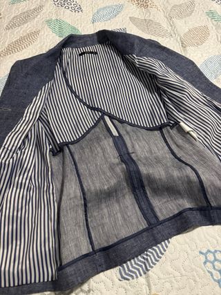 Blazer mujer vaquera azul. 