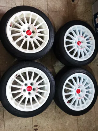 Llantas Oz Superturismo 16" + semislick nankang