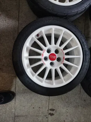 Llantas Oz Superturismo 16" + semislick nankang