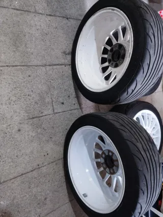 Llantas Oz Superturismo 16" + semislick nankang