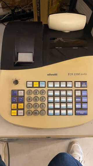 Caja Registradora Olivetti ECR 2350