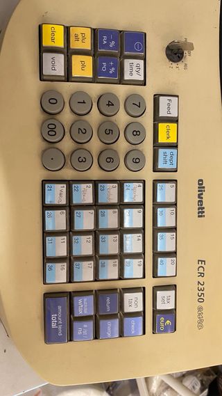 Caja Registradora Olivetti ECR 2350