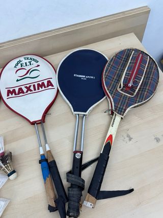 Lote Raquetas Tenis, Bádminton y Ping Pong
