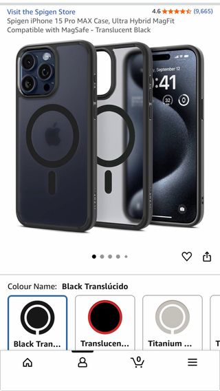 Custodia Spigen Magfit per iPhone 15 Pro Max