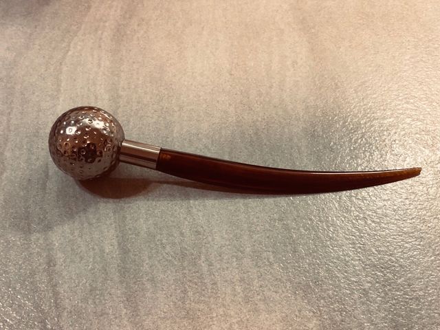 Tagliacarte vintage con testa di golf