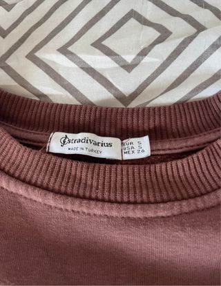 Sudadera Stradivarius Arizona Marrón