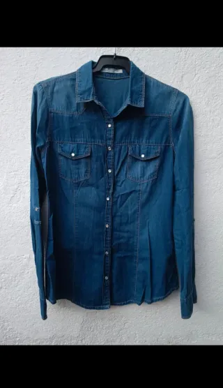 Camisa vaquera mujer botones