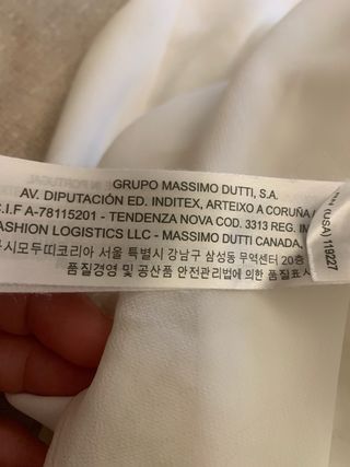 Vestido Massimo Dutti 