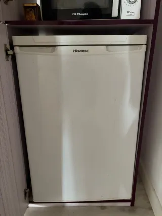 Frigorífico Hisense y microondas Orbegozo