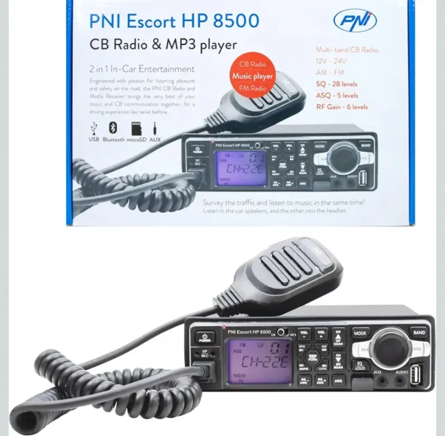Emisora CB PNI Escort HP 8500 Radio MP3.