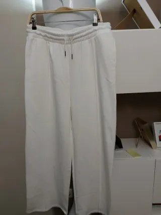 Pantalón chándal blanco