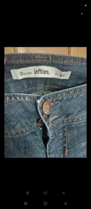 Pantalón vaquero recto mujer