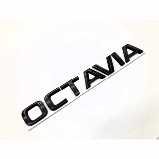 EMBLEMA LOGO TRASERO SKODA OCTAVIA NEGRO