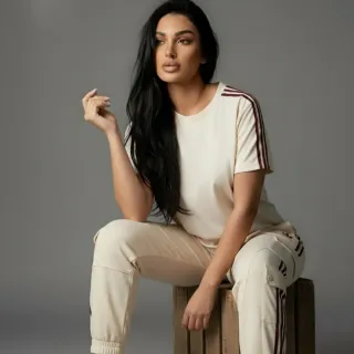 S Conjunto Adidas Ivy Park x Beyoncé Beige