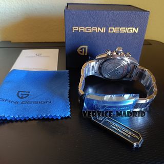 Reloj Hombre Pagani Design Daytona negro Seiko