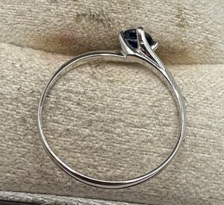 Anillo Oro 18 kt Zafiro 