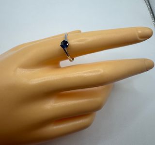 Anillo Oro 18 kt Zafiro 
