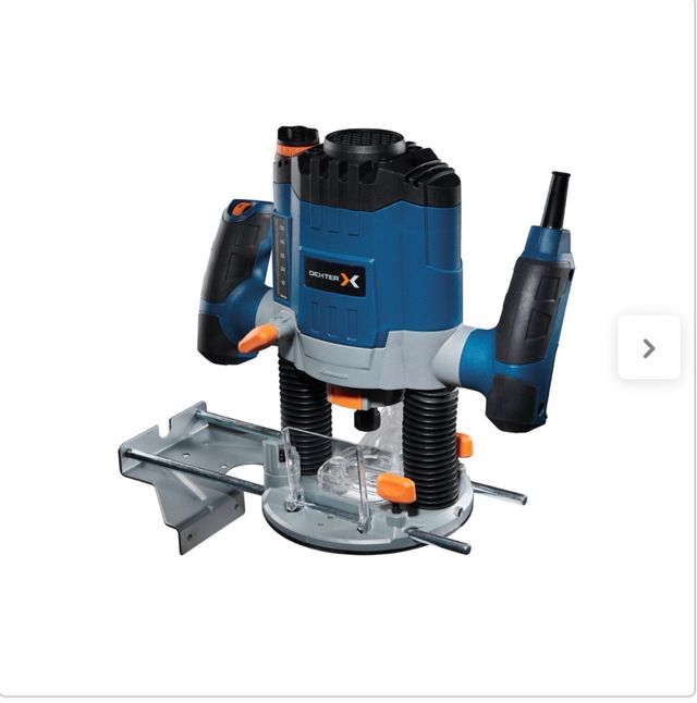 Fresadora Dexter 1300W con accesorios