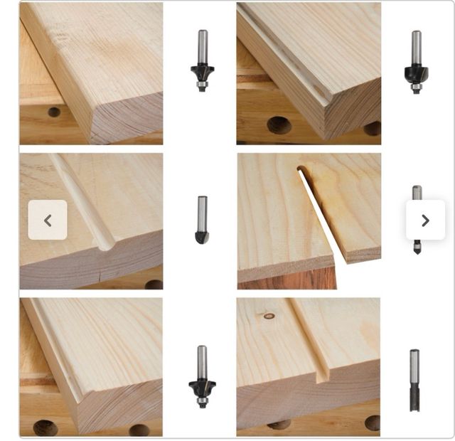 Fresadora Dexter 1300W con accesorios